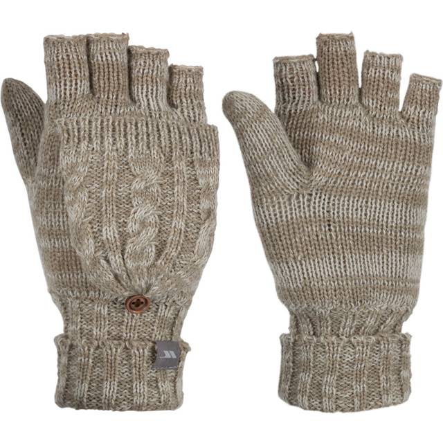 Trespass Womens Knitted Fingerless Gloves Mittzu
