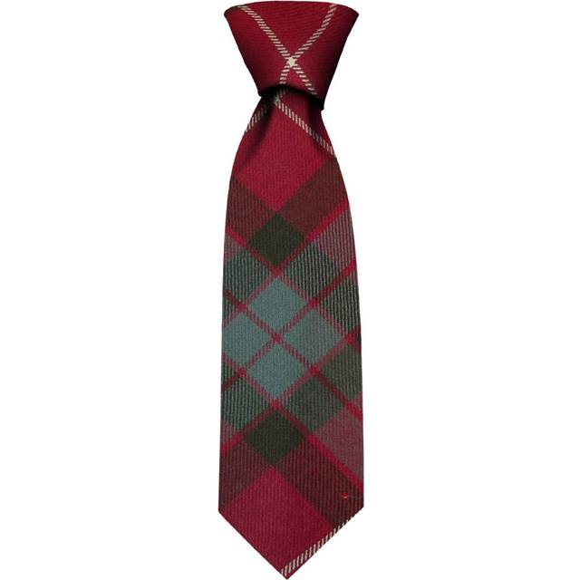 Gents Neck Tie Fraser Red Weathered Tartan Lightweight Scottish Clan Tie