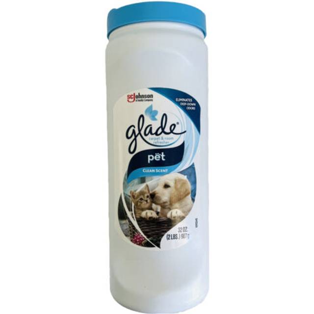 Glade Carpet and Room Refresher, Deodorizer for Home, Pets, and Smoke, Pet Clean Scent, 32 Oz
