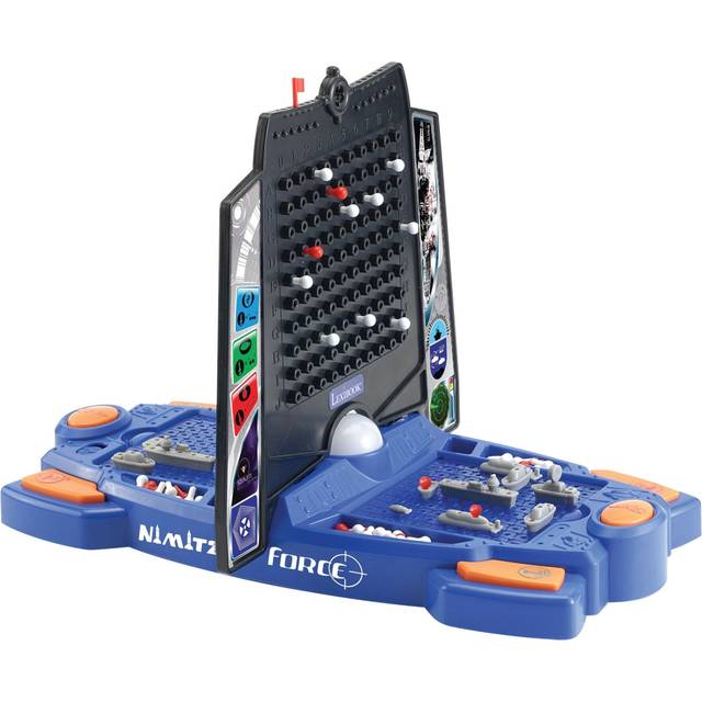 Lexibook Nimitz Force Naval Battle Game, Sound and light effects, 3 jokers at your disposal, Battery operated, Blue/Black, GT2500