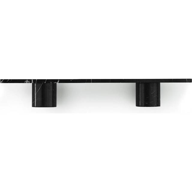 Normann Copenhagen Sten Vägghylla 80 Cm Svart - Vägghyllor Marmor Svart Marmor - 608360