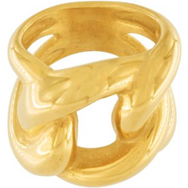 Dansk Copenhagen, Accessoarer, Dam, ONE Size, Courage Chunky Guld Statement Ring - yellow (ONE SIZE)