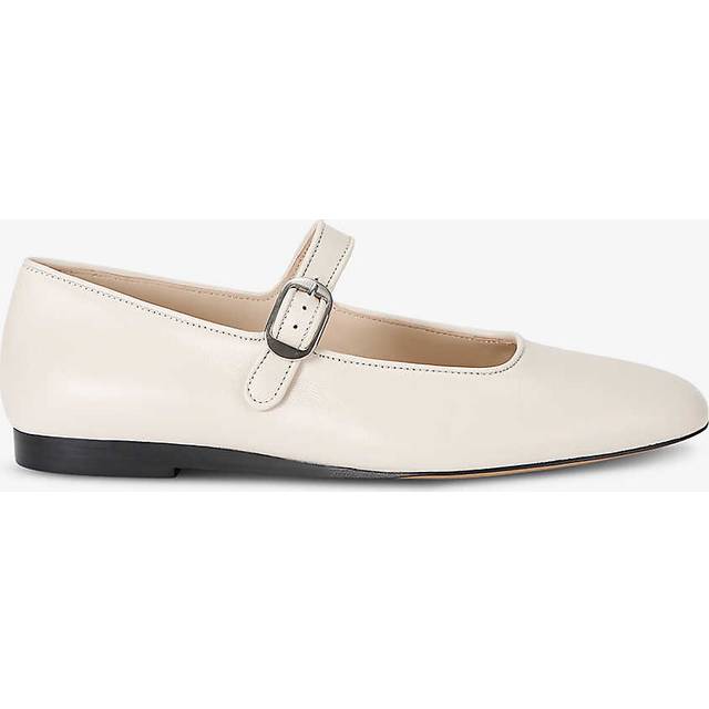 Le Monde Beryl Womens White Mary Jane Leather Ballet Flats Eur 41 / 8 Uk Women - WHITE
