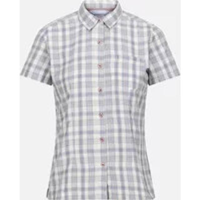 (12 UK, Coronet Blue) Regatta Womens/Ladies Mindano VIII Checked Short-Sleeved Shirt