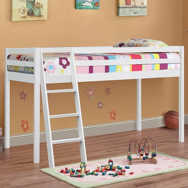 Brooklyn Single White Mid Sleeper Bed