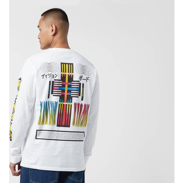 Edwin Vision Board Long Sleeve T-Shirt, White - M