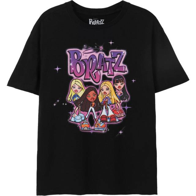 Bratz Womens/Ladies Group Shot T-Shirt L svart
