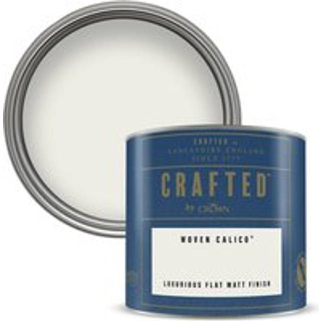 Crown Crafted Flat Matt Emulsion Paint - Woven Calico - 125ml