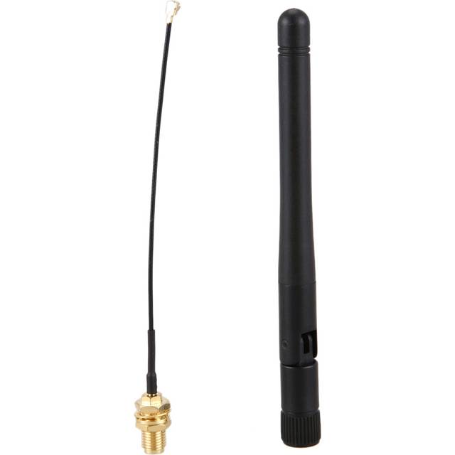 900-1800MHZ Antenna 3Dbi GSM RP-SMA Plug Rubber Waterproof Lorawan + IPX to SMA Small Cable Extension