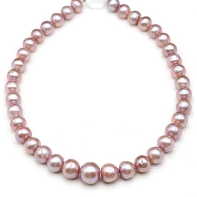 Natural Freshwater Purple Baroque Pearl Round Isolation Loose Beads Beaded for Jewelry Making DIY Bracelet Necklace Earring