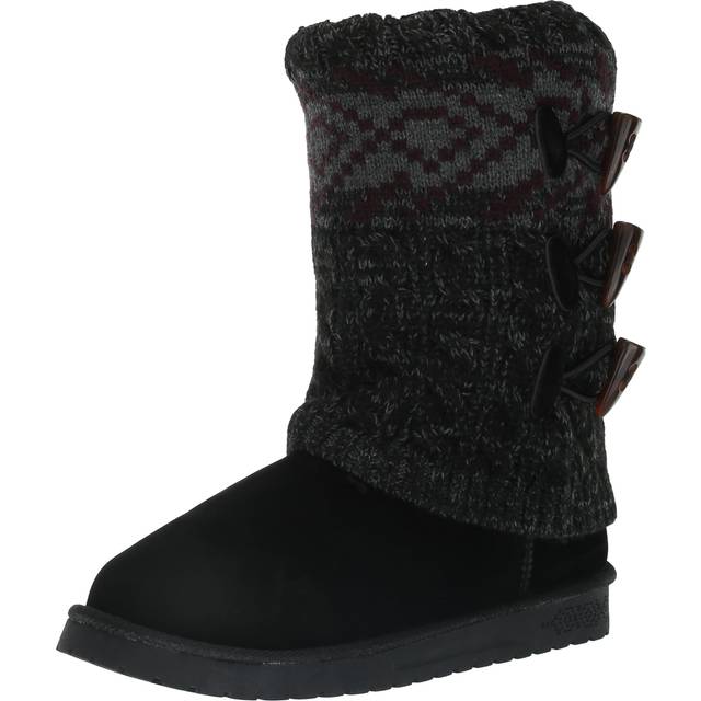 MUK LUKS Women's Cheryl Fashion Boot  Ebony Marl  7