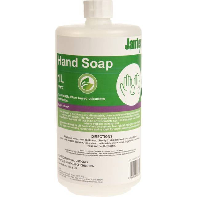 Jantex Green Hand Soap Lotion Ready To Use 1Ltr