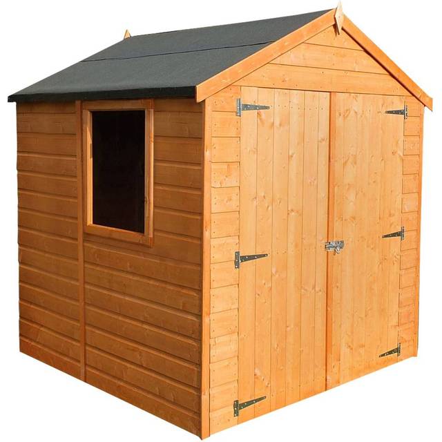 Shire Arran Double Door Shed 6x6 - Honey Brown