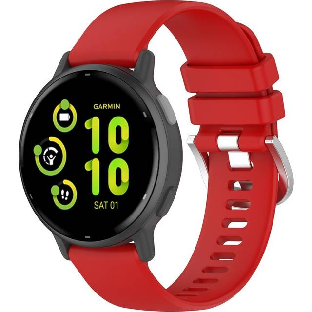 Garmin Vivoactive 5 Silikon Smartwatch Armband - Röd