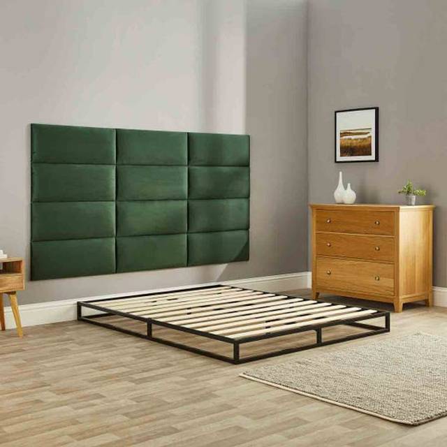 Aspire Loft Metal Bed Frame - Small Double, Black