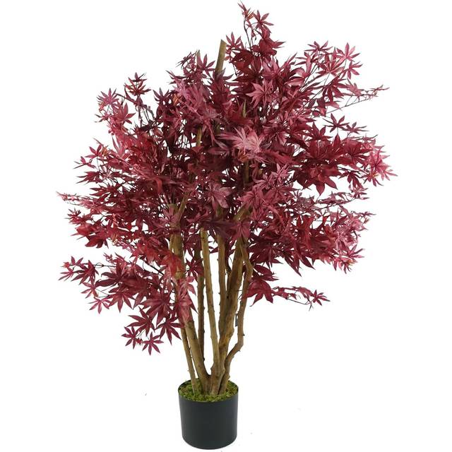 Leaf Design 120cm Artificial Red Maple Tree