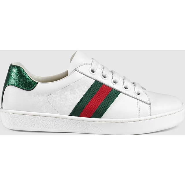 Gucci Kids Ace leather sneakers