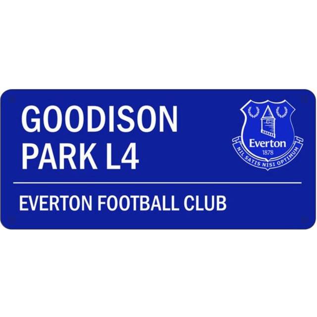 Everton Fc Street Sign -  everton street sign football official bl gift fc licensed product window club goodison park