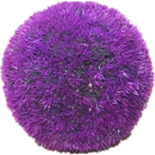 Artificial Grass Plant Ball Topiary Wedding Event Home Outdoor Decoration Hanging Ornament, Diameter: 12.7 inch