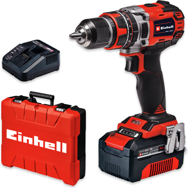 Einhell Cordless Combi Drill 50Nm Brushless 18V Power X-Change TE-CD 18/50 Li