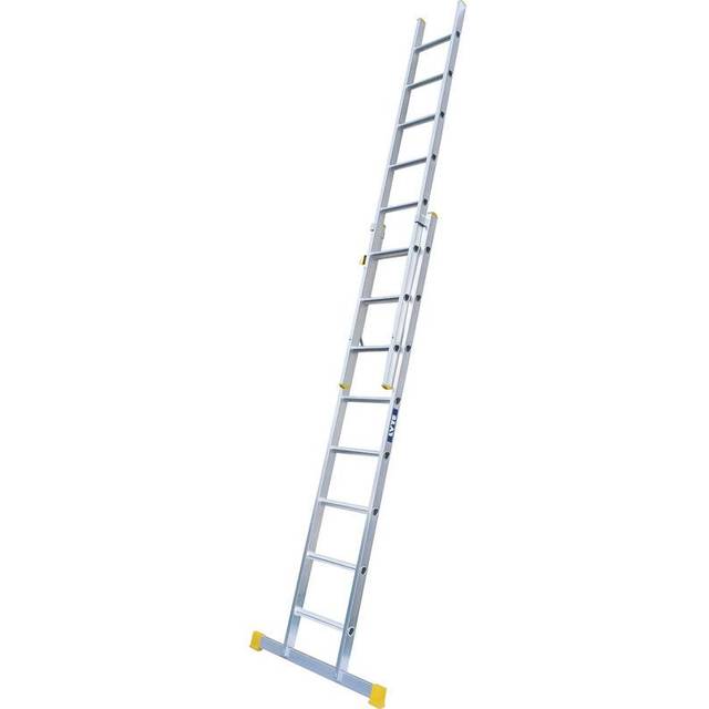 Lyte Ladders Lyte Trade Extension Ladder 2 section, Closed length 2.42m Aluminium