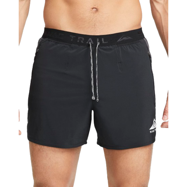 Nike Trail Second Sunrise Men's Dri-FIT 13cm (approx.) Brief-Lined Running Shorts - Black - Polyester/Elastane
