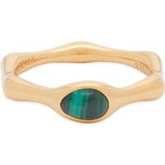 Magma Gemstone Stacking Ring | 18ct Recycled Gold Vermeil on Recycled Sterling Silver