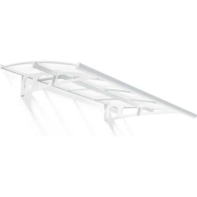 Palram - Canopia Door Canopy Bordeaux 2230 White Clear