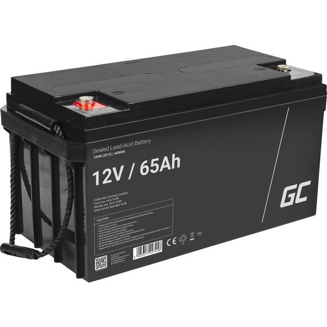 AGM Battery 12V 65Ah - Battery - 65,000 mAh
