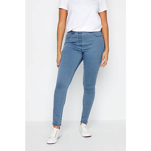 M&Co Blue Light Wash Stretch Jeggings Regular > 24 M&Co Womens - Regular 24