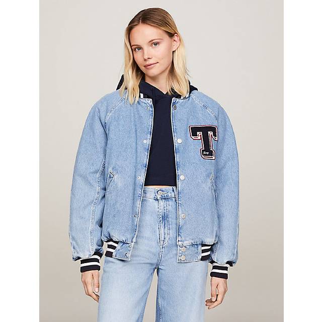 TOMMY JEANS Letterman Denim Jacket Ch7011 |Blå |L