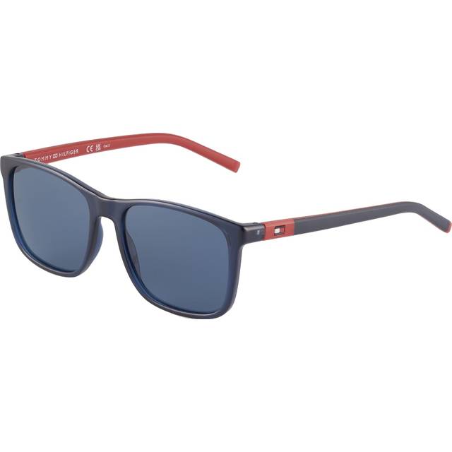 Tommy Hilfiger Barn TH 2120/S PJP/KU Solglasögon Biopolyamid Blå Blå Fyrkantig Normal