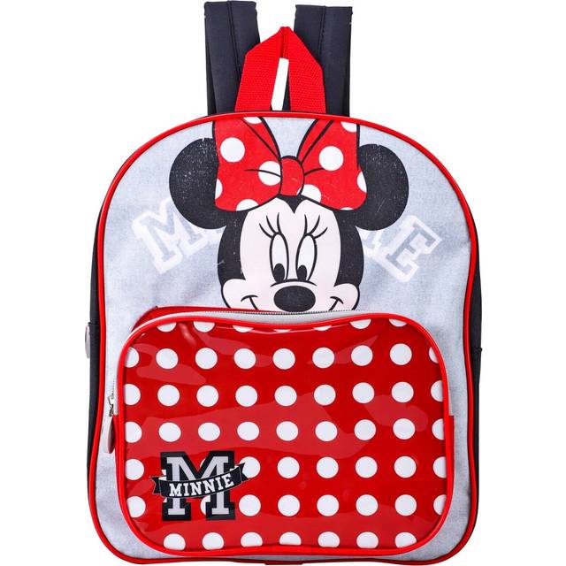 Minnie Mouse Backpack Character Licensed Girls Red Polka Dot School