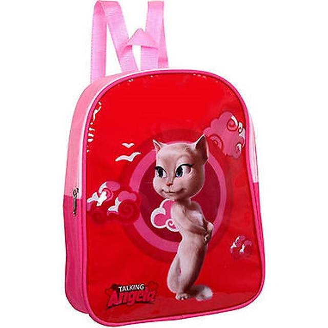 Official talking angela backpack rucksack girls school adjustable zipped pockets