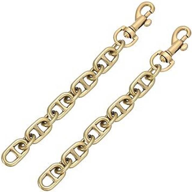 2pcs 17cm/6.7" alloy purse strap extender bag chain for handbag clutch, bronze