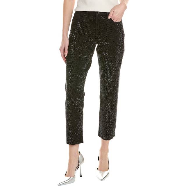 AllSaints Rali Black Sparkle Straight Jean