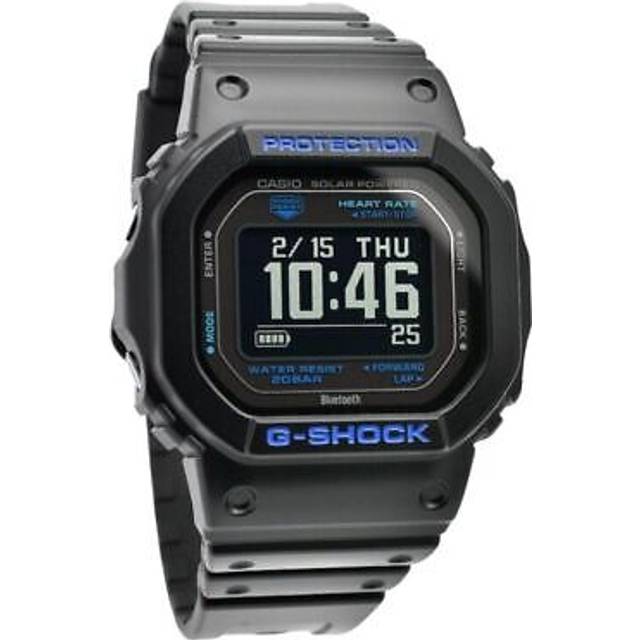 Casio G-Shock G-Squad Digital Smartphone Link Bluetooth Bio Based Resin Solar DW-H5600-1A2 200M Men's Watch