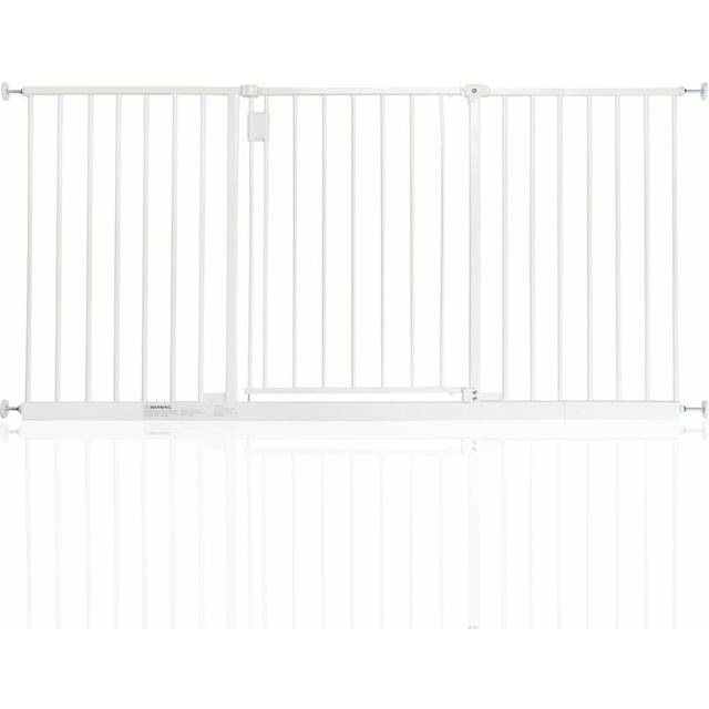Wide Hallway Safety Baby Gate - White (140.4cm - 146.4cm)