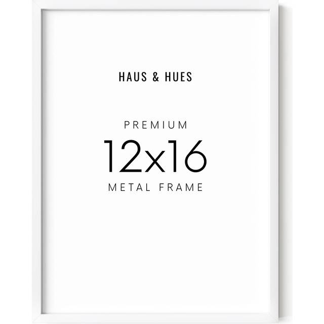 HAUS AND HUES 12x16 Picture Frame White  Frame For 12x16 Print White Frame  12x16 Poster Frame White Picture Frame  White Art Frame 12x16 White Frame