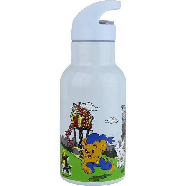 Rätt start Bamse, Vattenflaska, motiv - Blå