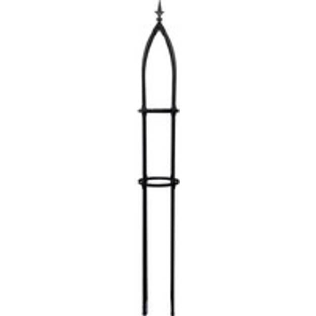 Gardenskill - Metal Garden Obelisk Support Trellis Frame for Climbing Plants & Flowers 220cm h (Pack of 2)