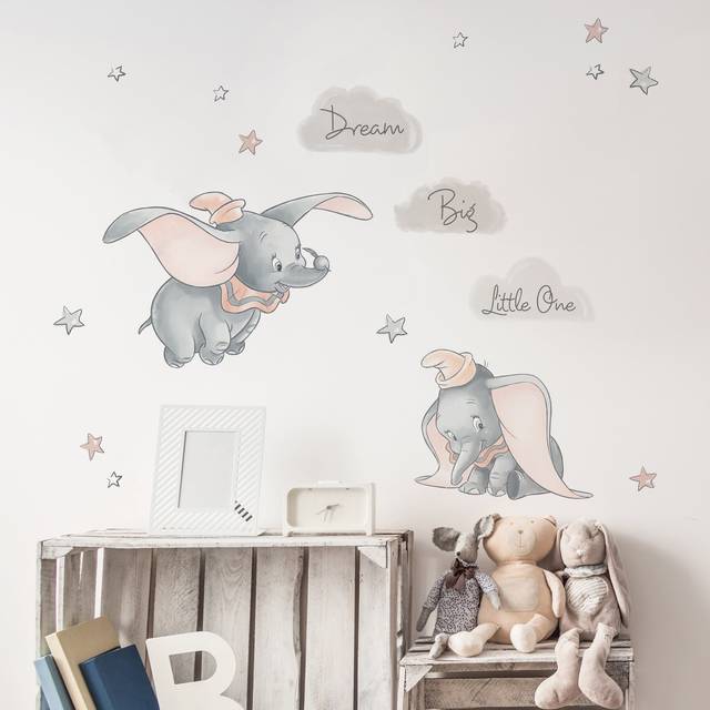 Disney Dumbo Wall Stickers - Grey