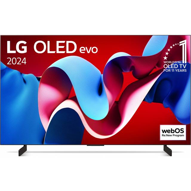 LG OLED42C41LA - 42 Diagonal klasse C4 Series OLED TV - OLED evo - Smart TV - webOS - 4K UHD (2160p) 3840 x 2160 - HDR