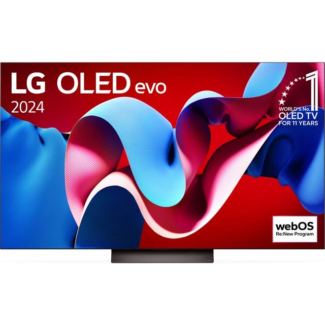 LG OLED65C41LA - 65 Diagonal klasse C4 Series OLED TV - OLED evo - Smart TV - webOS - 4K UHD (2160p) 3840 x 2160 - HDR