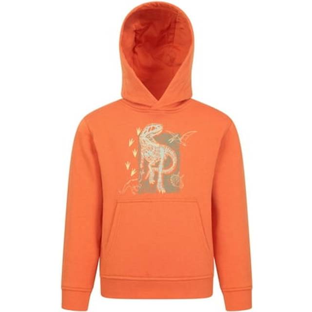 Mountain Warehouse Childrens/Kids Dinosaurs Organic Glow In The Dark Hoodie 2-3 Years
