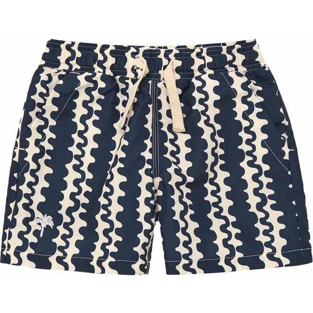 Kids Blue Scribble Swim Shorts Junior, Blue, 12