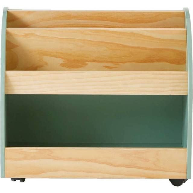Small Storage Case on Casters, Rainbow sage green