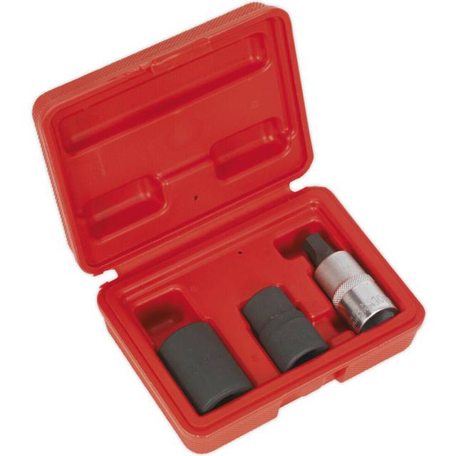 "3 Piece Brake Caliper Socket Set - 1/2"" Sq Drive - Suits Bendix & Girling Brakes"