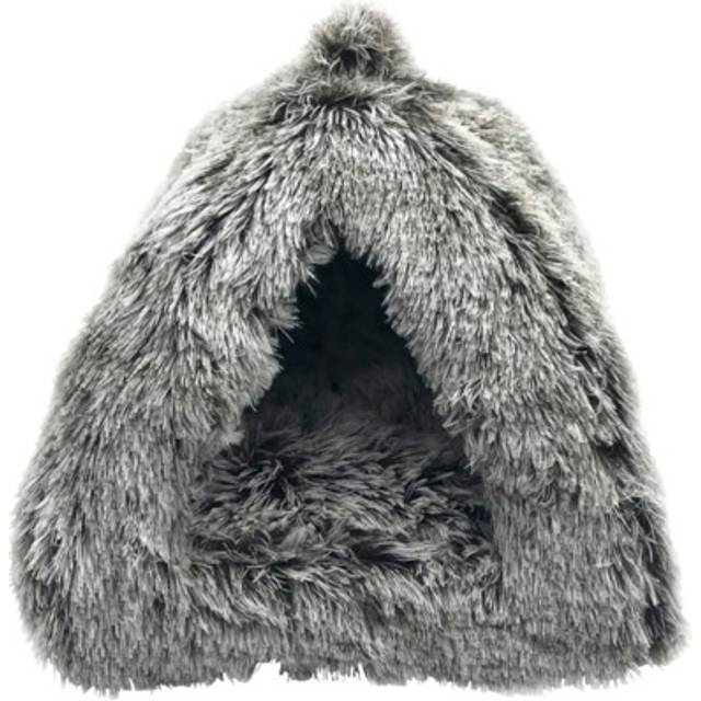PETCARE Fluffy Kattehule Brown 40cm Kitty Play Cat Igloo