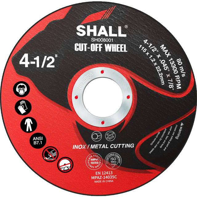 SHALL 25-Pack cut Off Wheels 4 12 x 78 Inch  cutting Wheel with Pouch